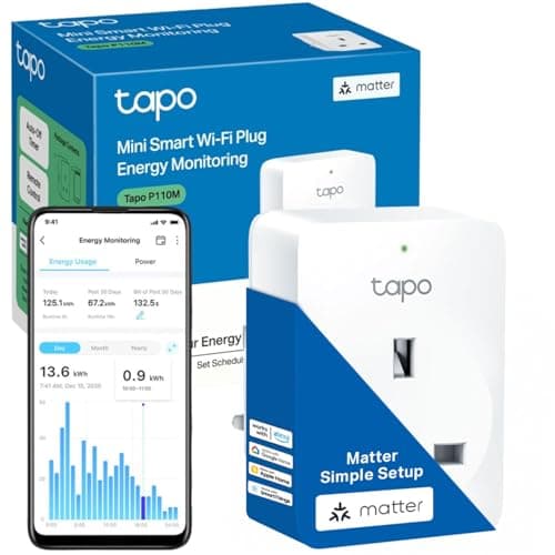 TP-Link Tapo P110M UK Matter smart plug with energy monitoring